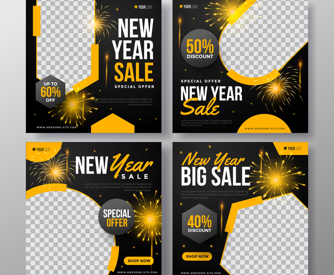 New Year Sale Social Media