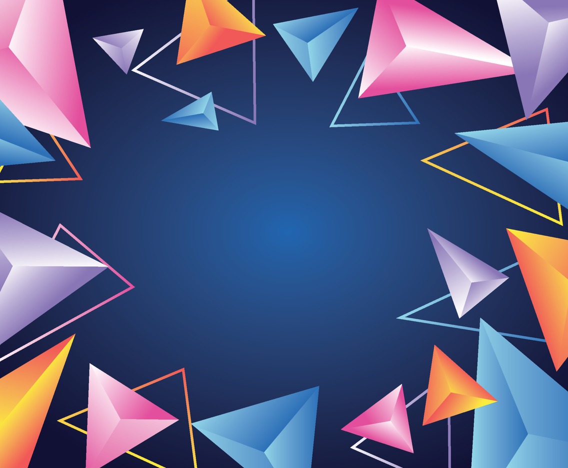 Triangular Colorful Abstract