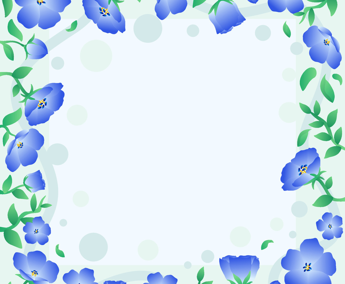 Spring Nemophila Border Background