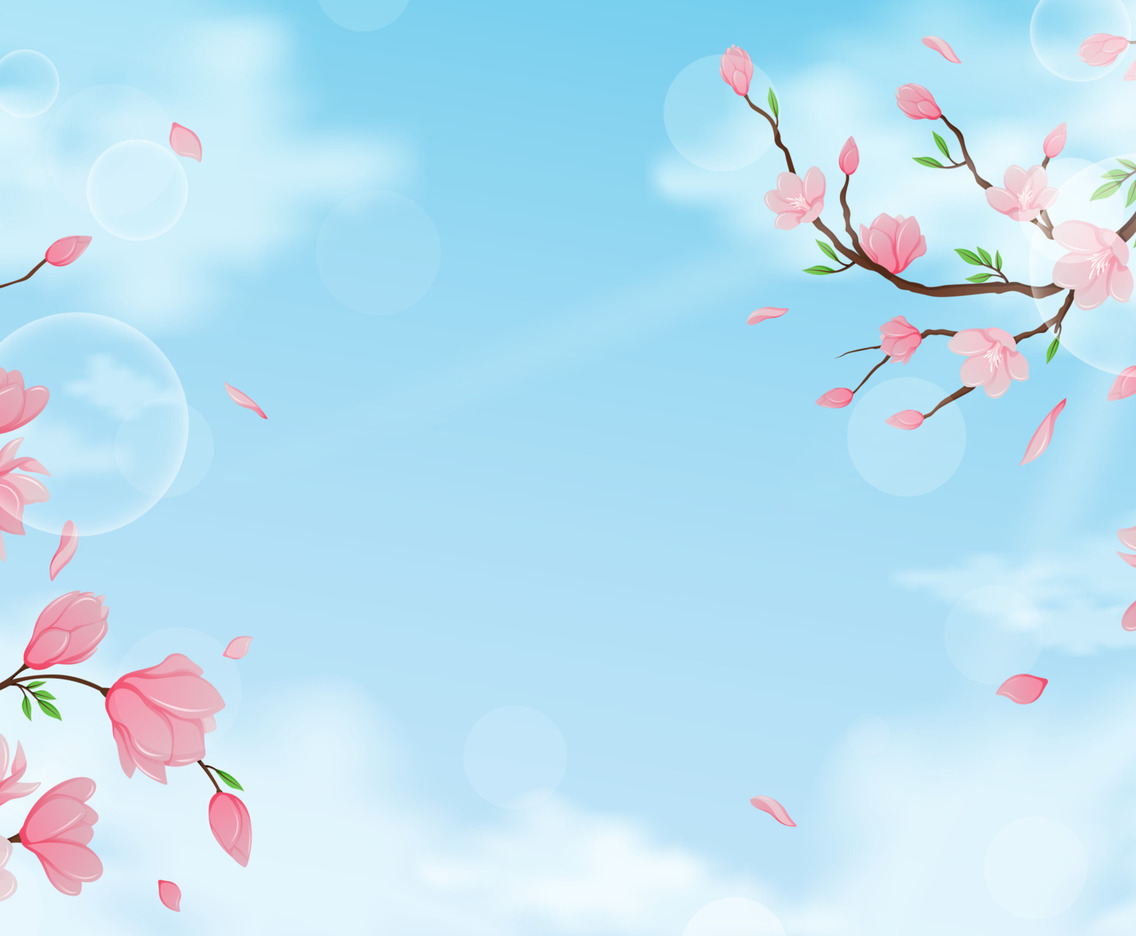 Peach Blossom Background