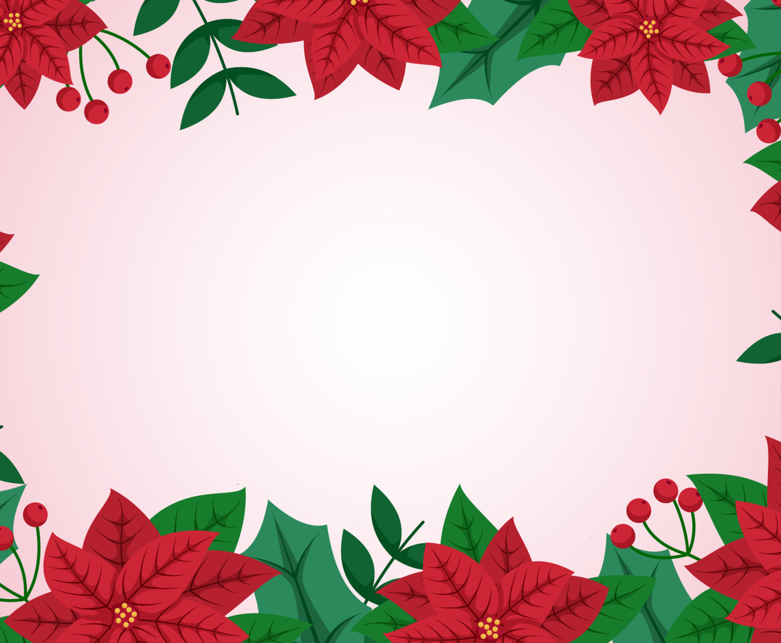 Poinsettia Gradient Background