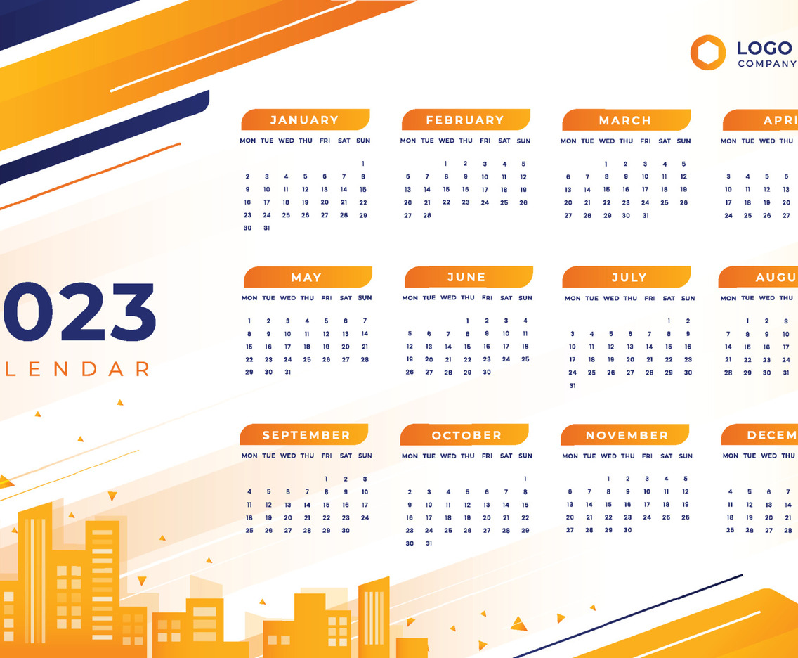 Corporate 2023 Calendar Template