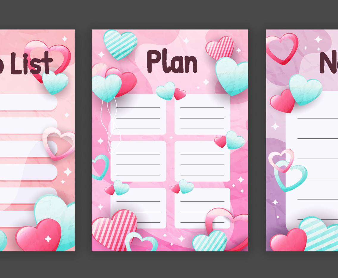 Valentine Journal Template