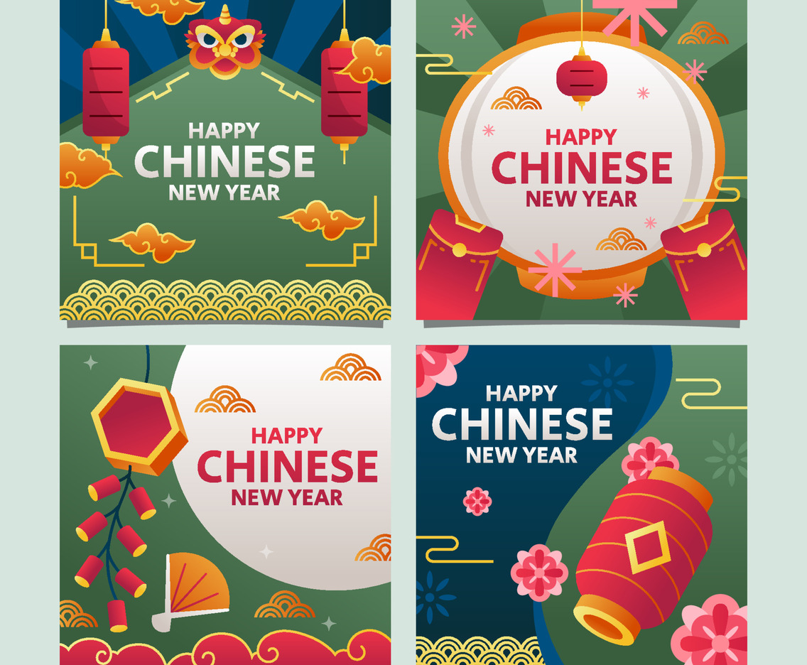 Chinese New Year Festivity Social Media Post