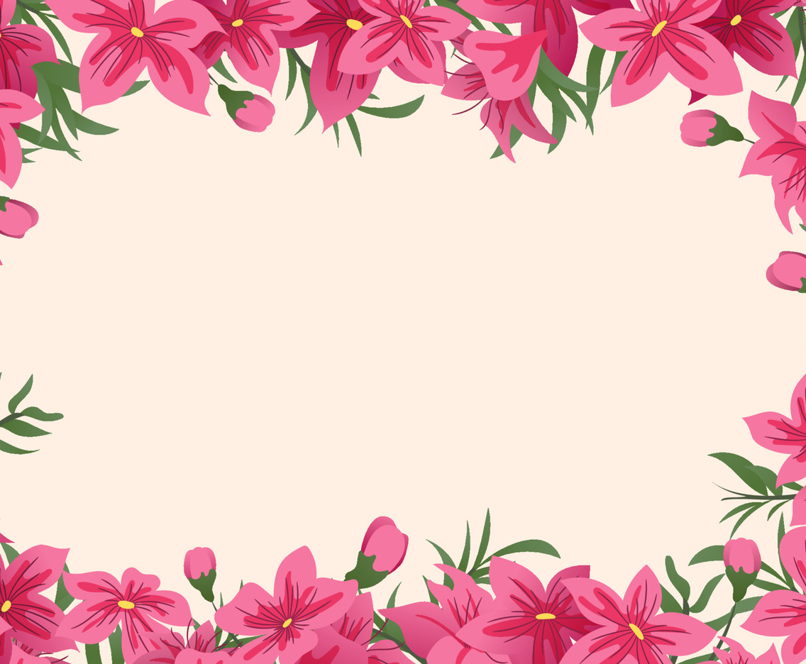 Peach Flower Blossom Background