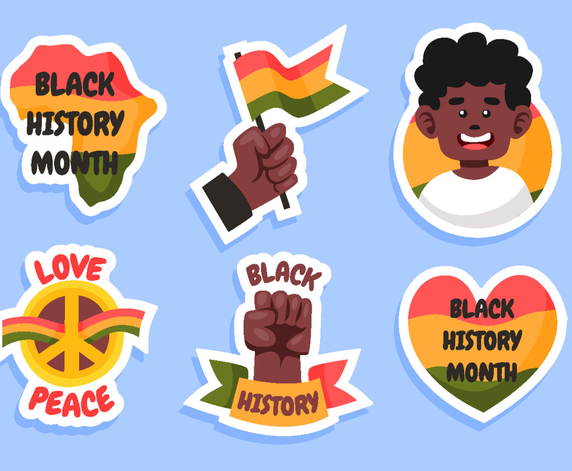Black History Month Sticker Collection