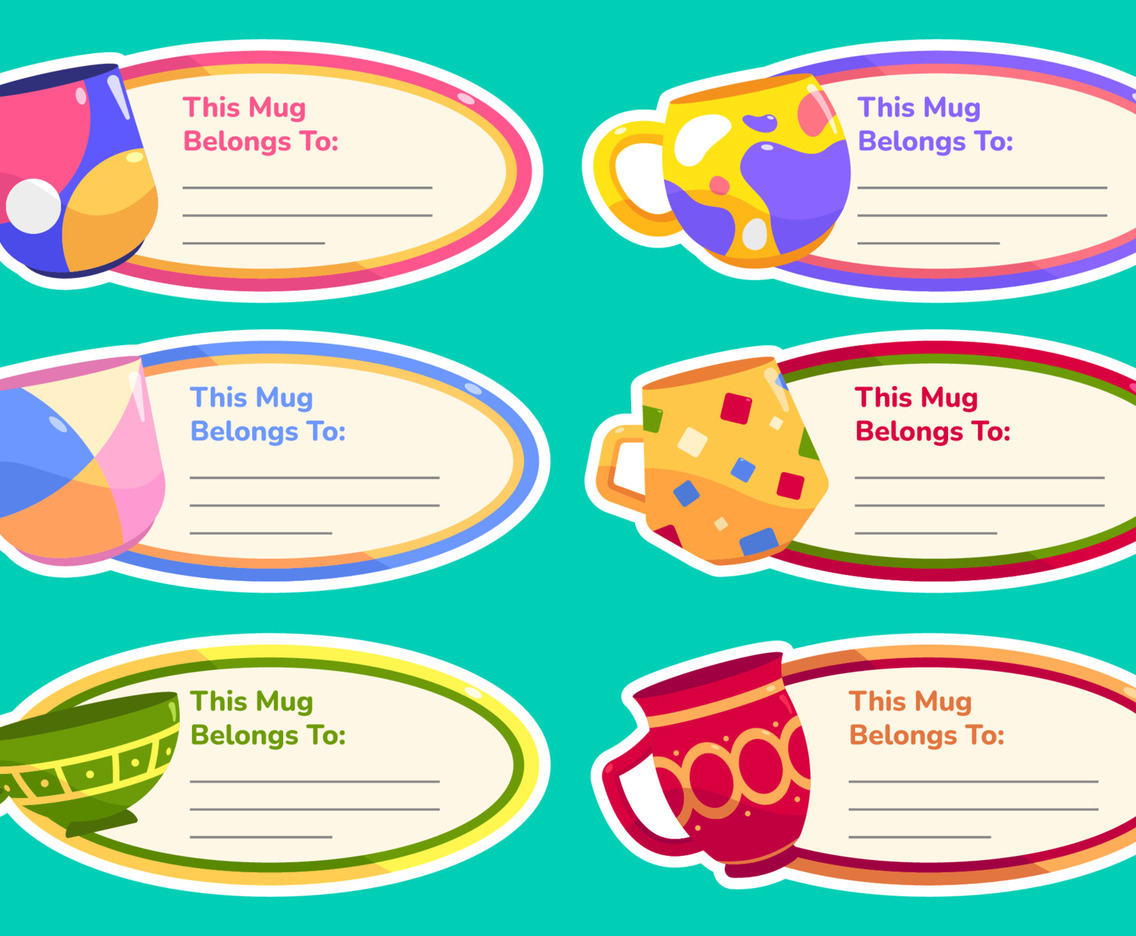 This Belongs To Sticker Mug Version