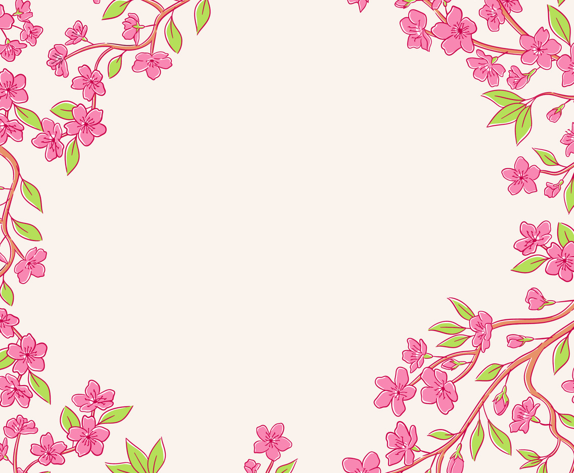 Peach Blossom Background