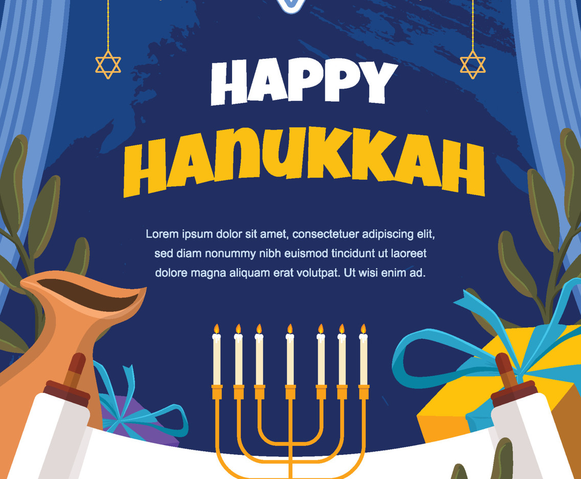 Happy Hanukkah Poster