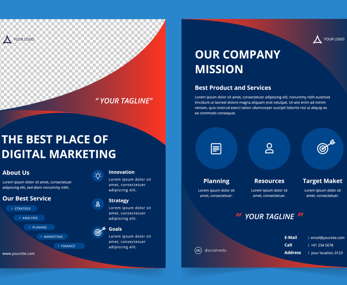 Modern Business Gradient Flyer Templates