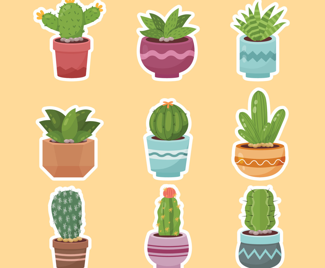 Succulents Sticker Collection