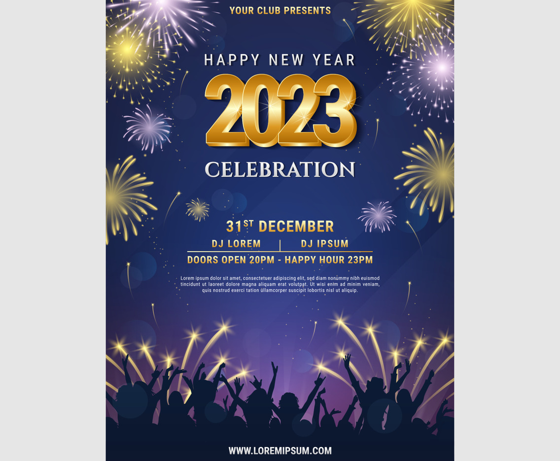 New Year Festivity Poster