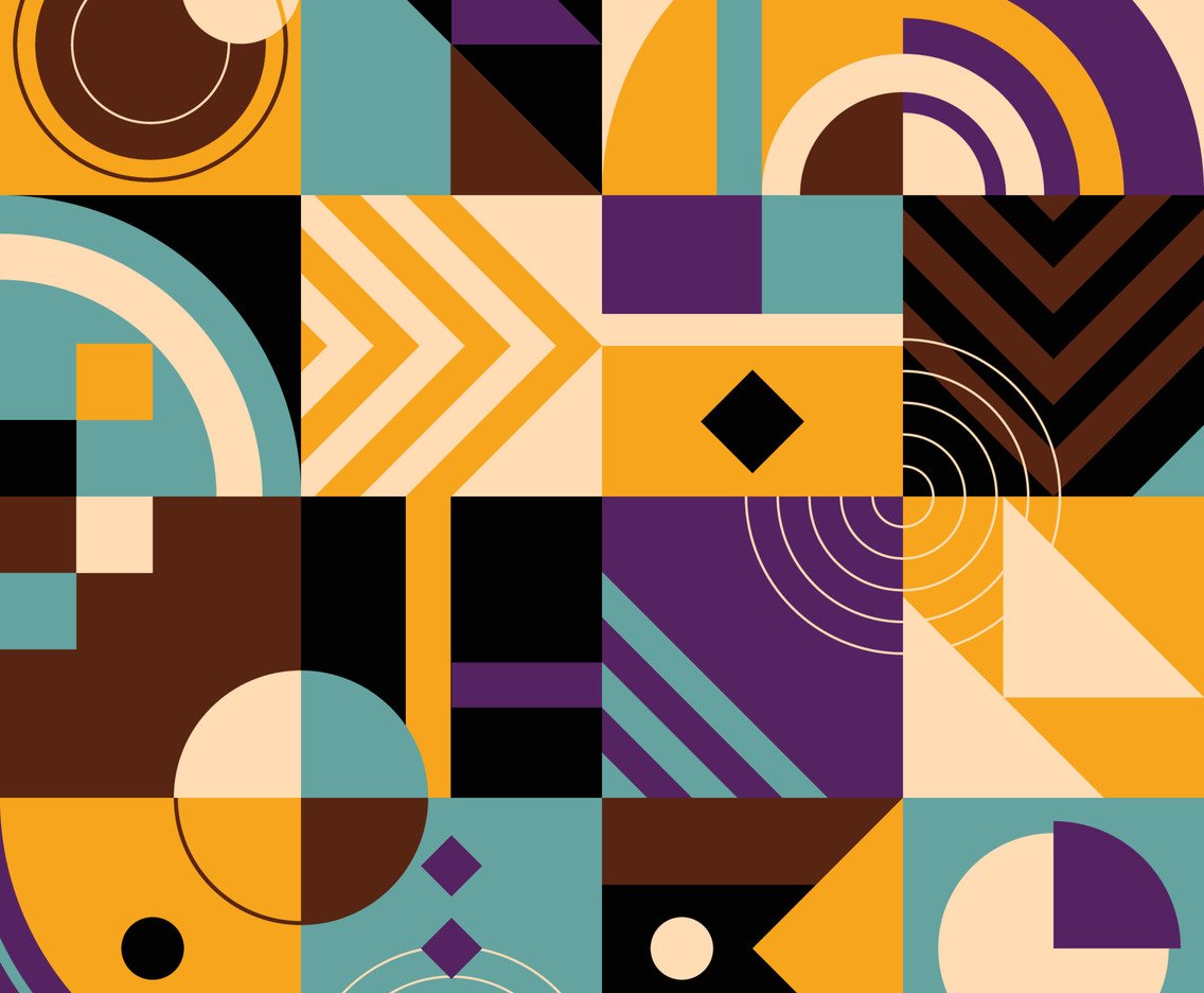 Colorful Geometric Abstract Pattern