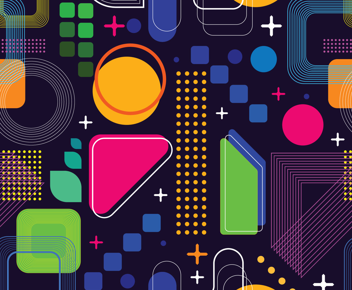 Geometric Seamless Background Concept
