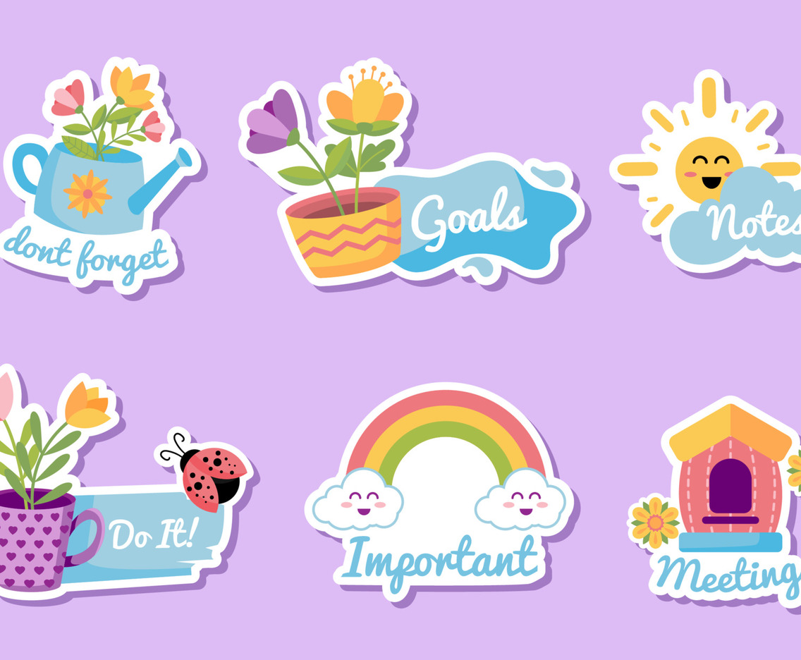 Spring Journal Sticker