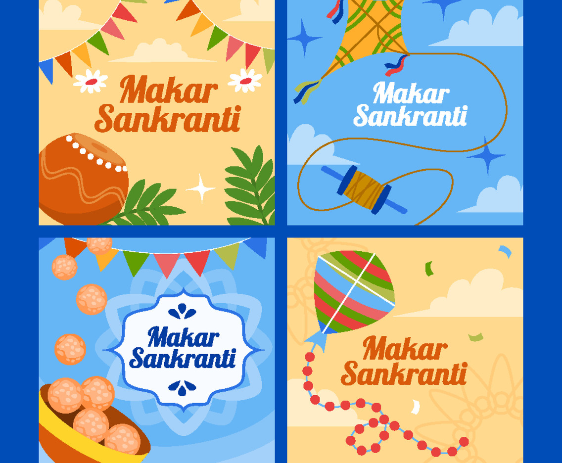 Makar Sankranti Social Media Post Template
