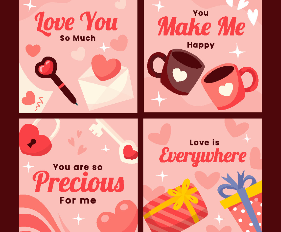 Valentine Social Media Post Template