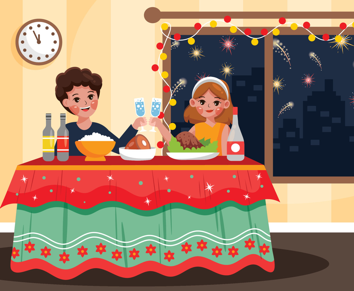 Dinner Date on New Year's Eve