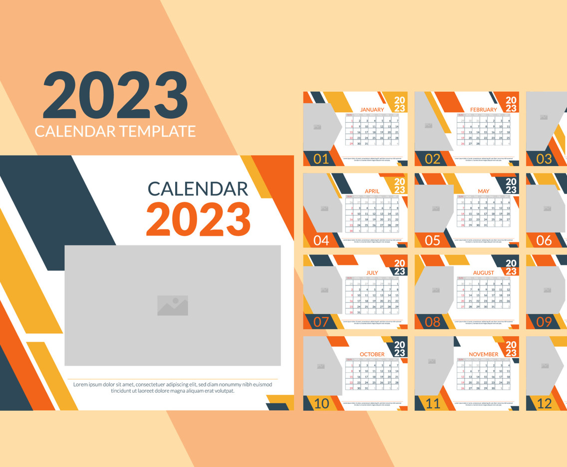 Corporate Calendar 2023 Template