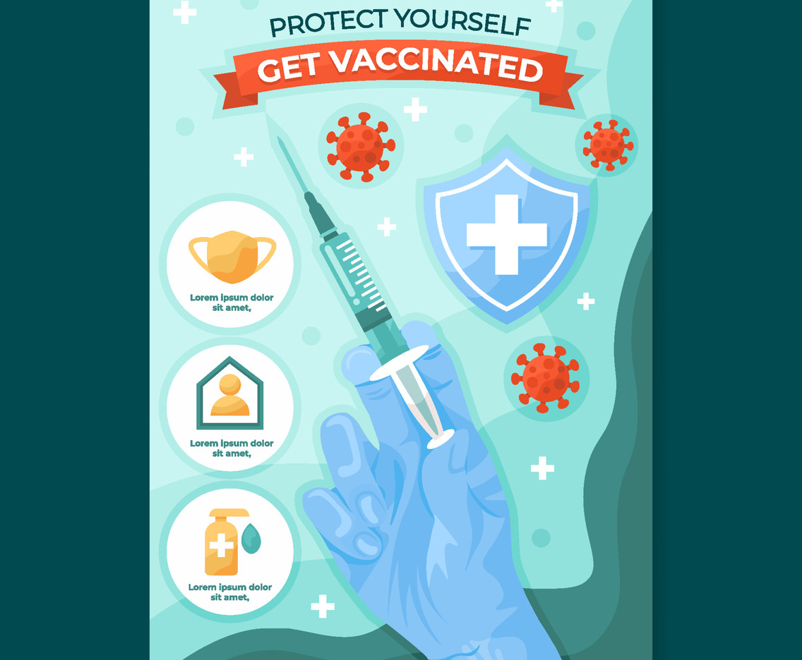 Covid Vaccination Public Service Announcement Poster
