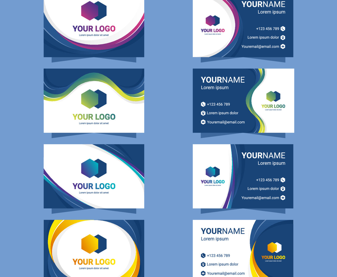 Gradient Style Business Essential Business Card