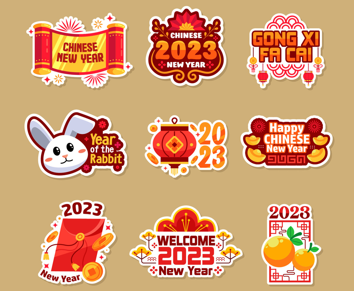 Chinese New Year Festivity Chat Sticker Set
