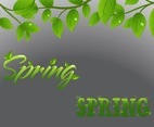 Spring Text Art