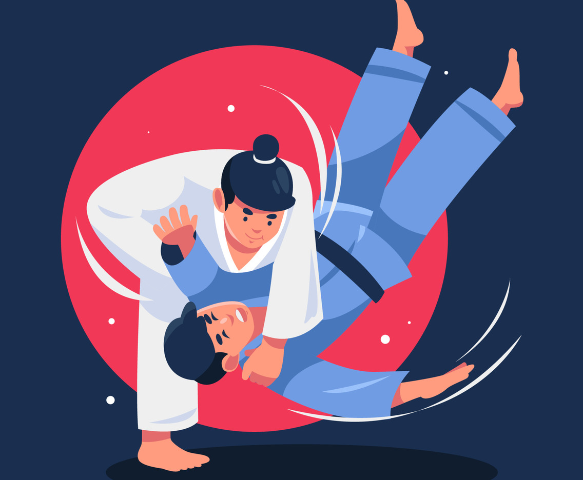 Female Fighters Practicing Jiujitsu