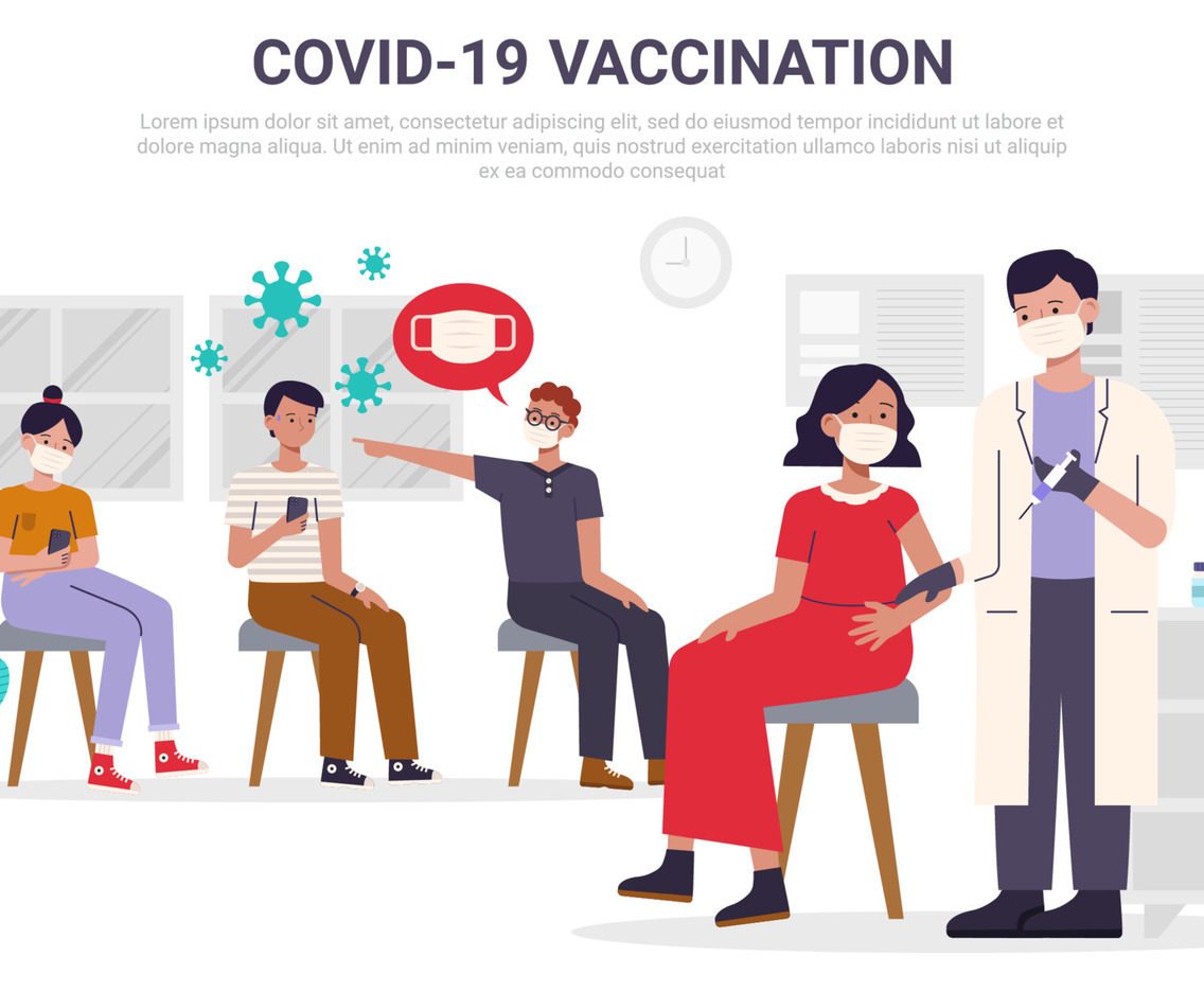 People are Queuing to Get Vaccinated