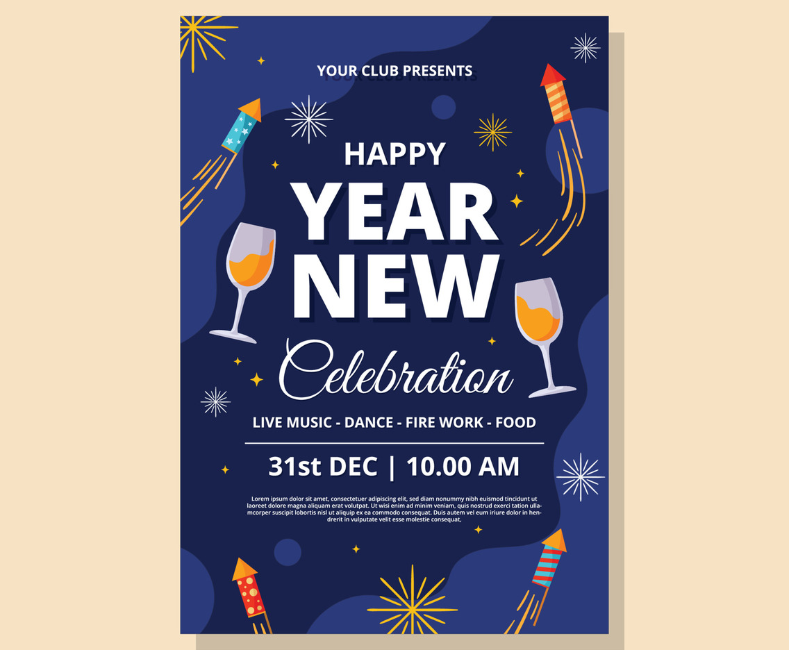 New Year Party Poster
