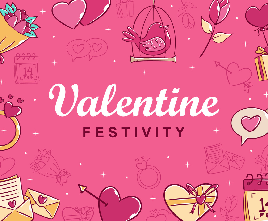 Valentine Festivity Background