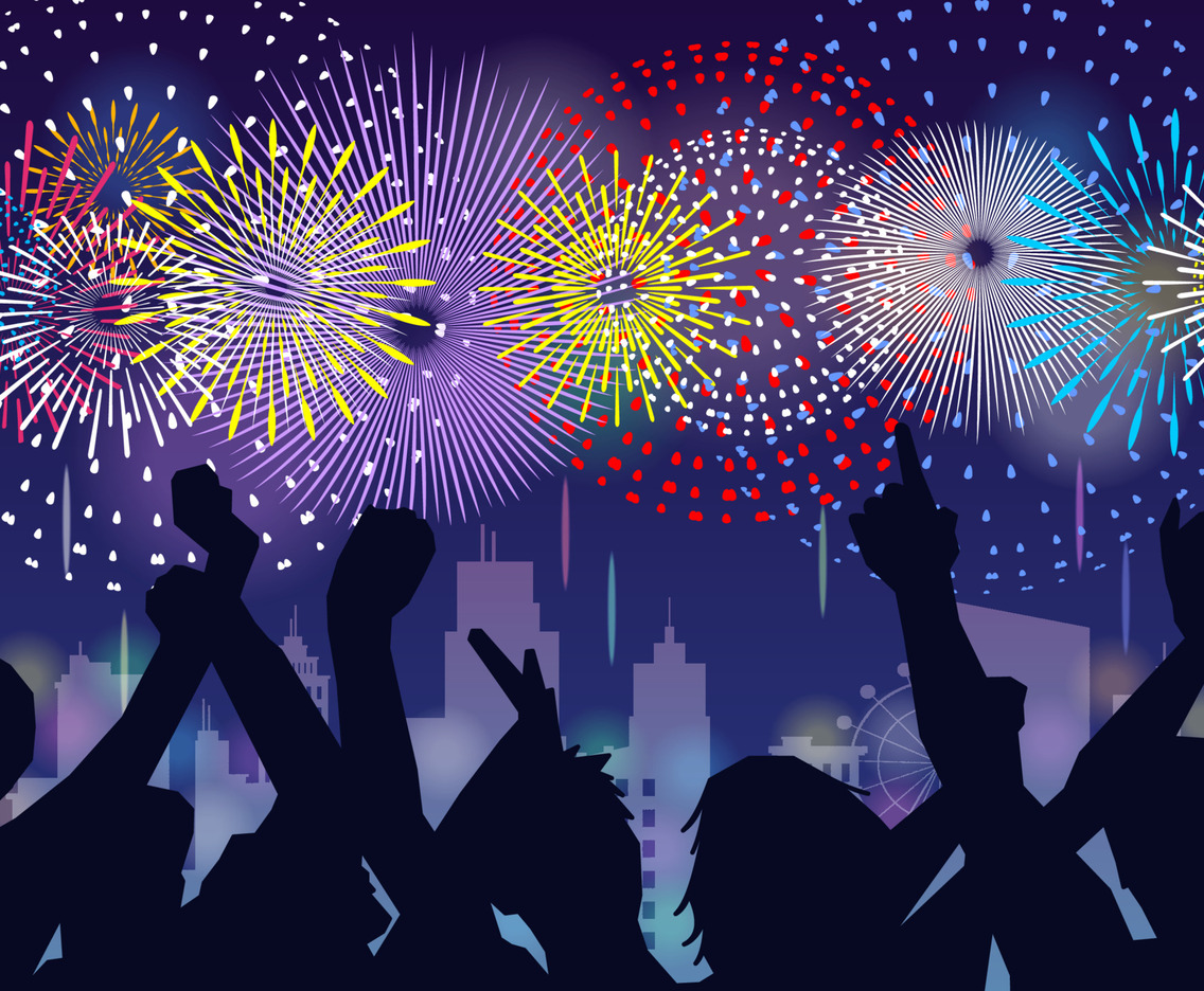 New Year Festivity Background