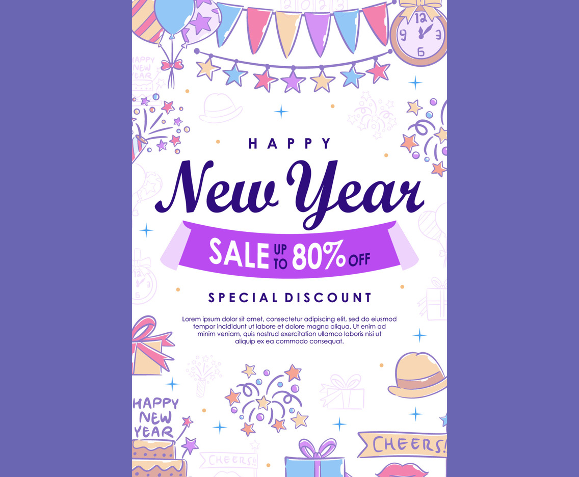 New Year Festivity Poster