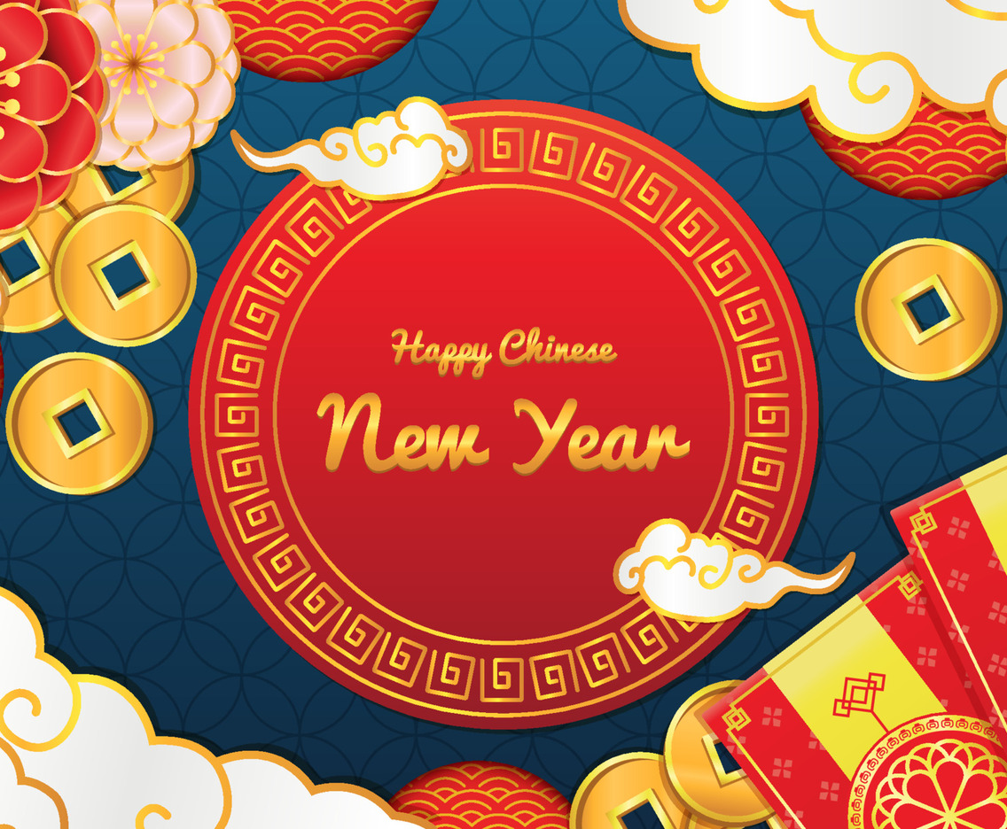 Chinese New Year Celebration Background