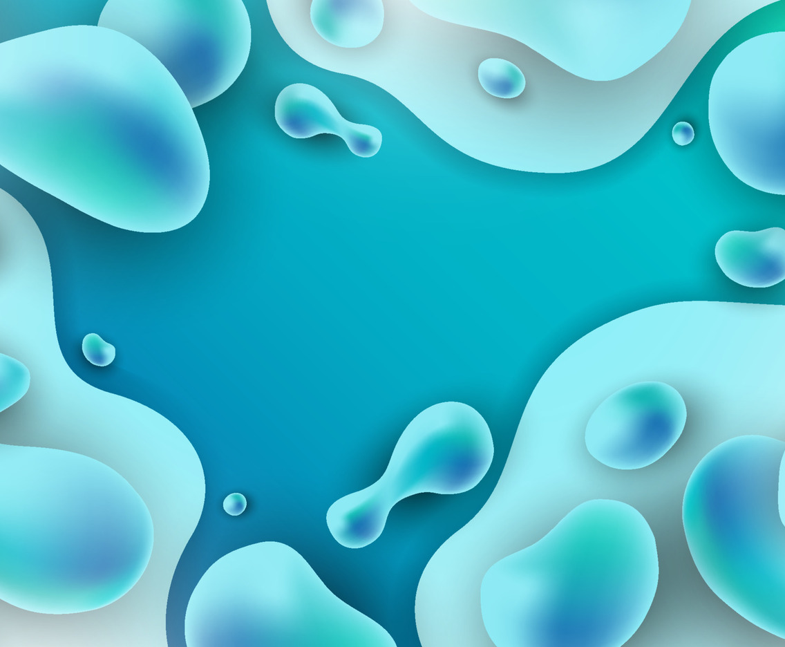 Liquid Blue Green Combo Abstract Background