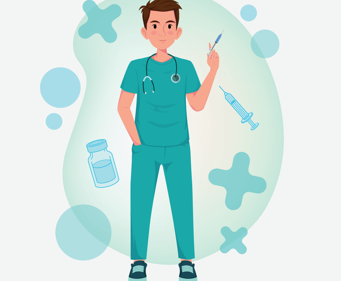 Immunization Service Male Character