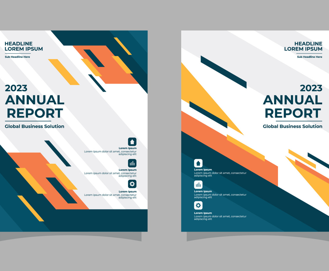 Annual Report Business Template Design