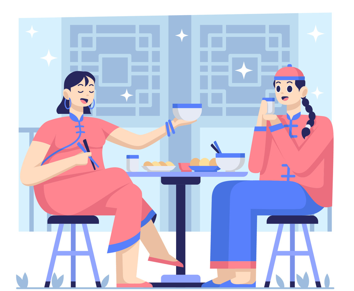 Chinese New Year Feast Concept