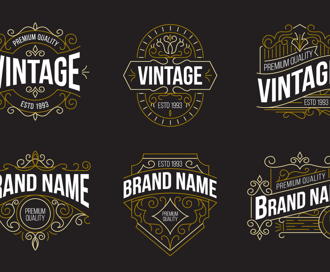 Vintage Badge Logo