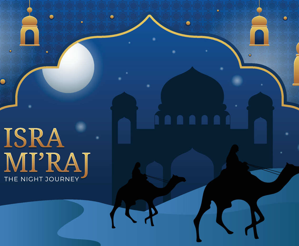 Isra Miraj Background Template