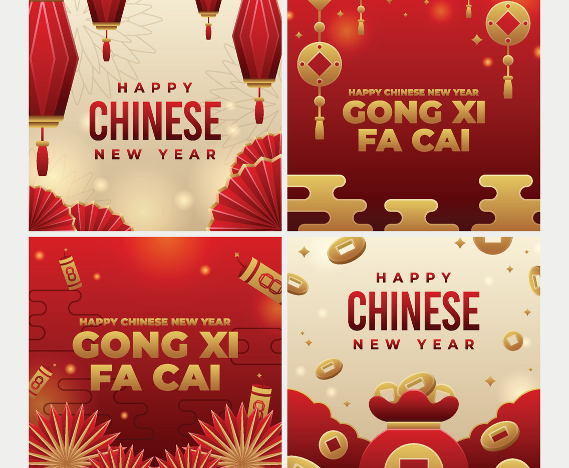 Chinese New Year Festivity Social Media Template