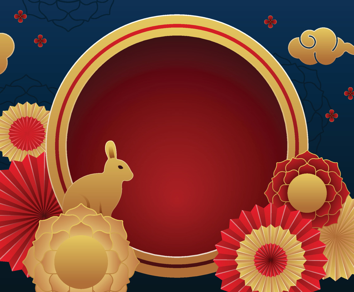 Chinese New Year Festivity Background Template