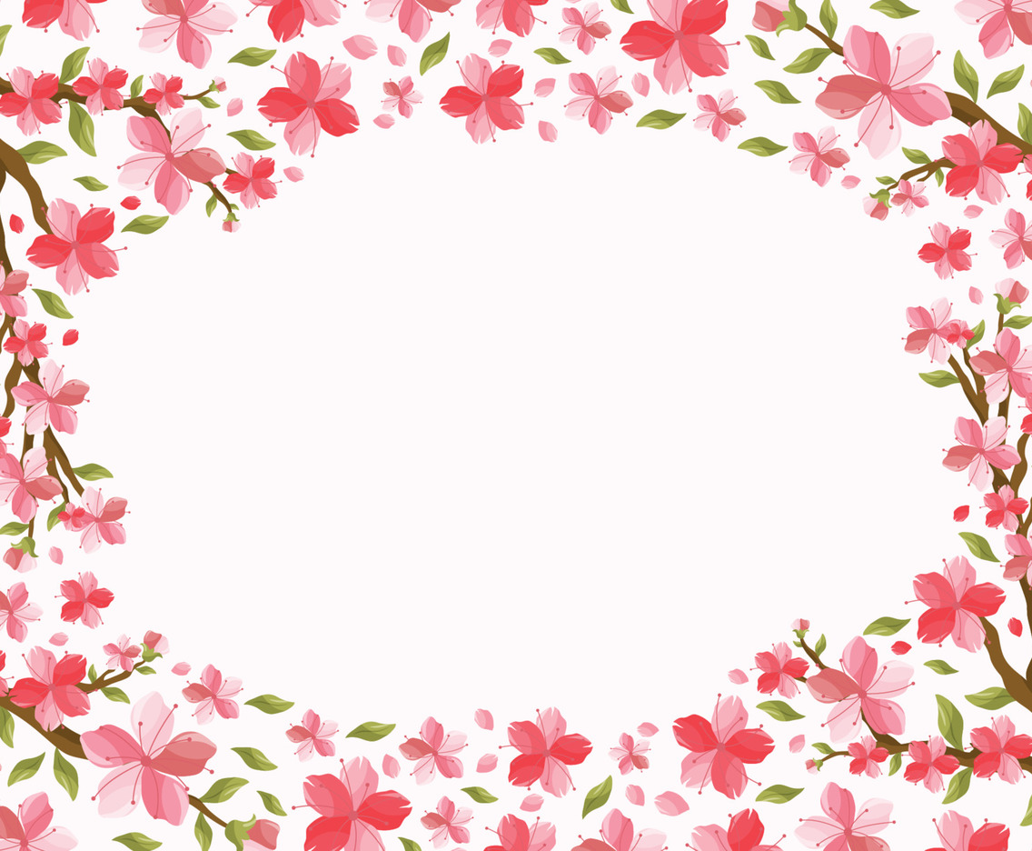 Peach Blossom Blooming Flower Background
