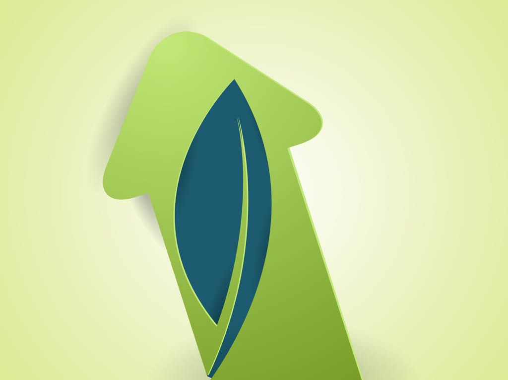 Eco Arrow Vector