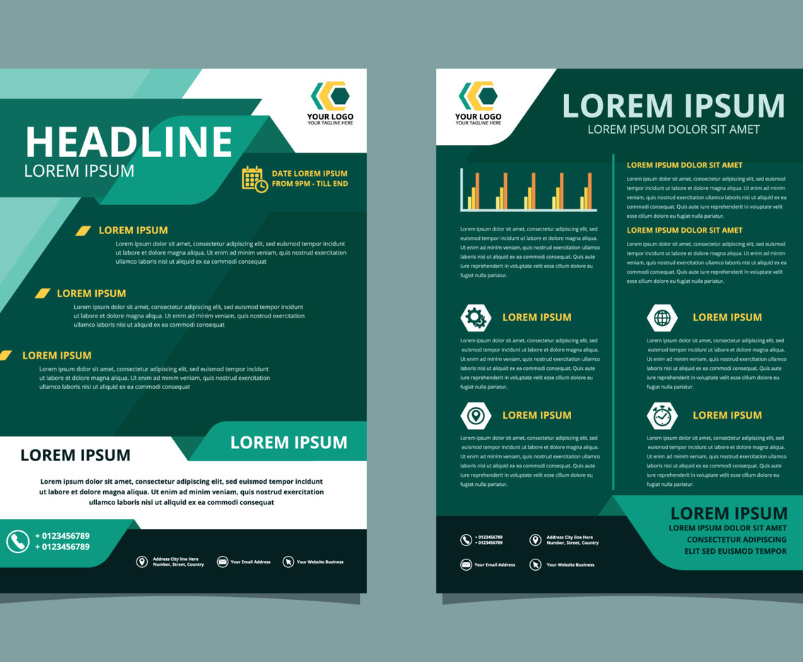 Corporate Business Essential Brochure Template Design