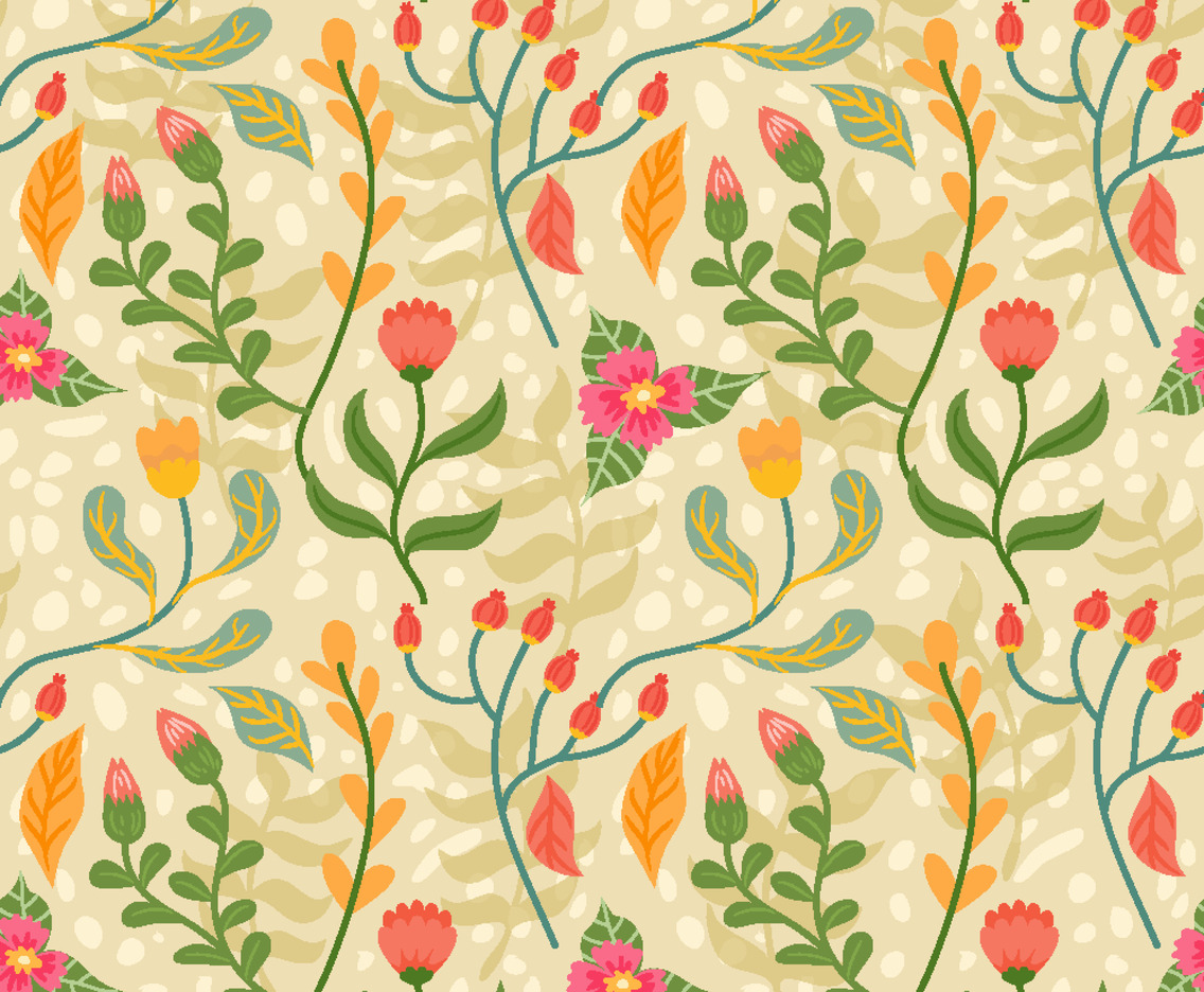 Floral Pattern Background
