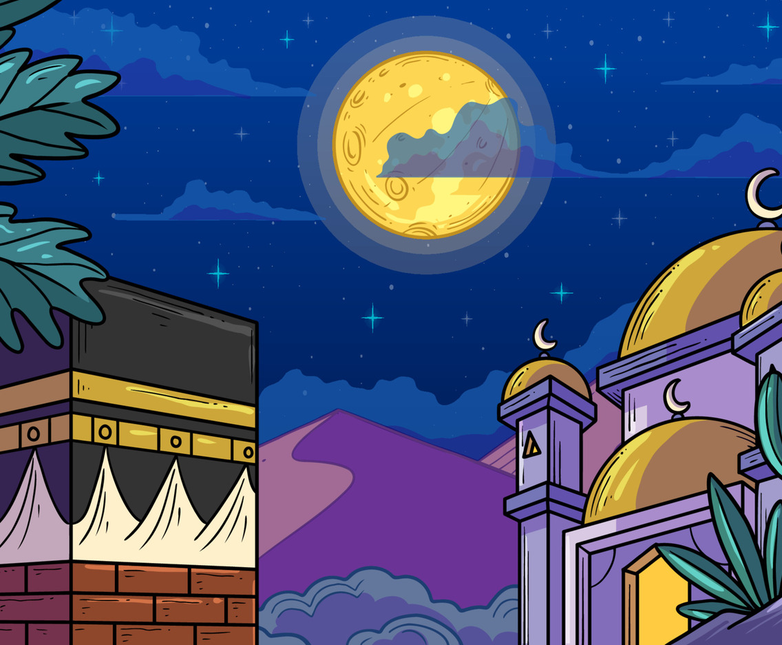 Isra Mi'raj The Night Journey Background