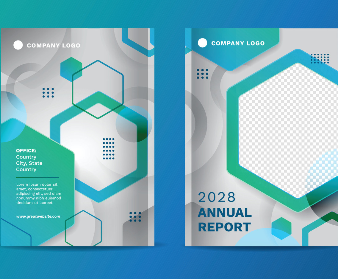 Annual Report Business Cover Template