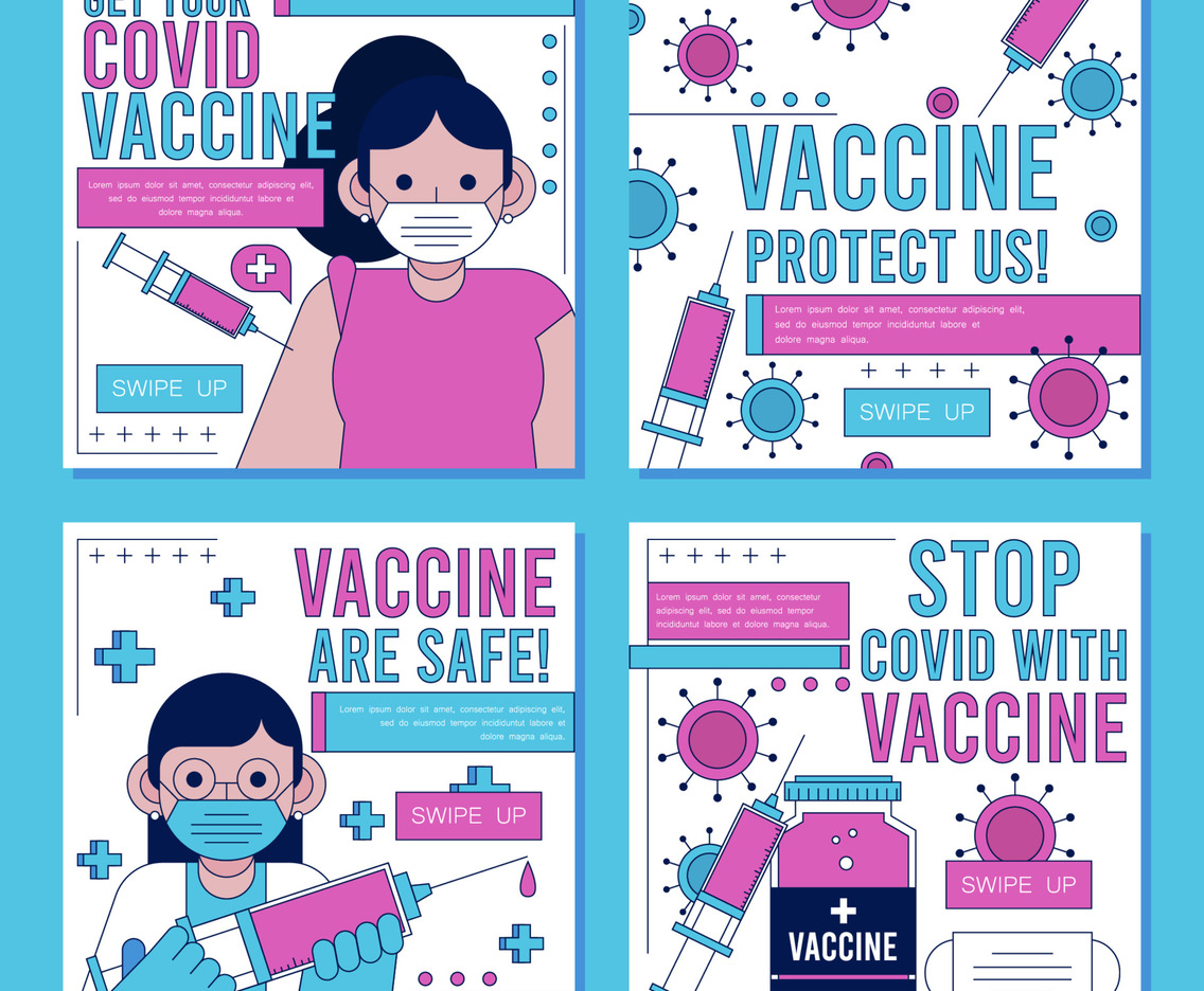 Covid 19 Vaccination Social Media Template