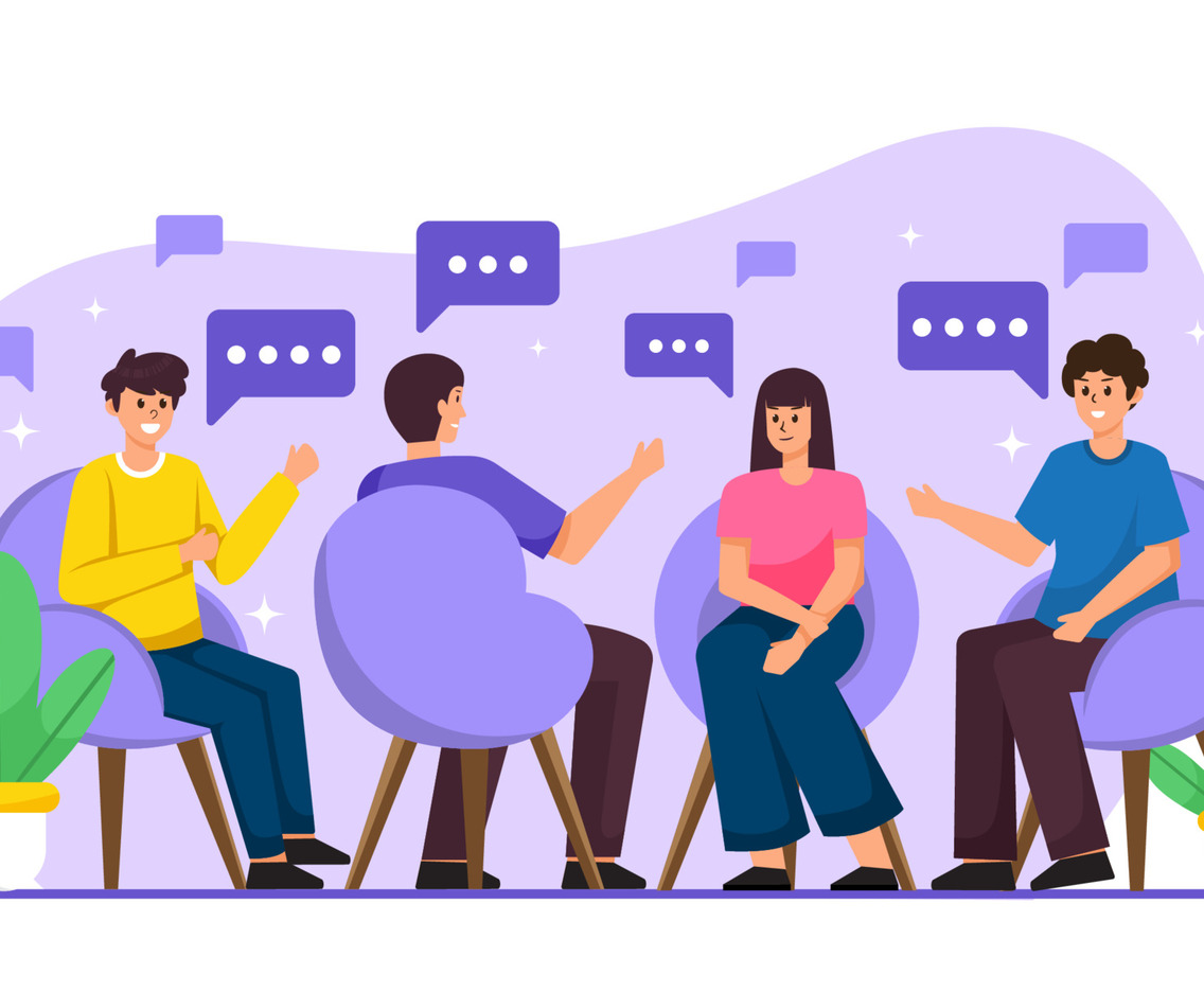 Group Support Counseling Concept